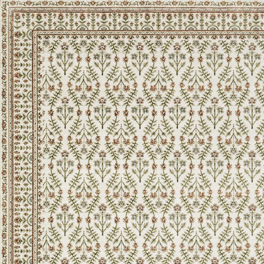 Oriental Weavers Andorra Ivory and Red 2'6" x 12' Runner, , large