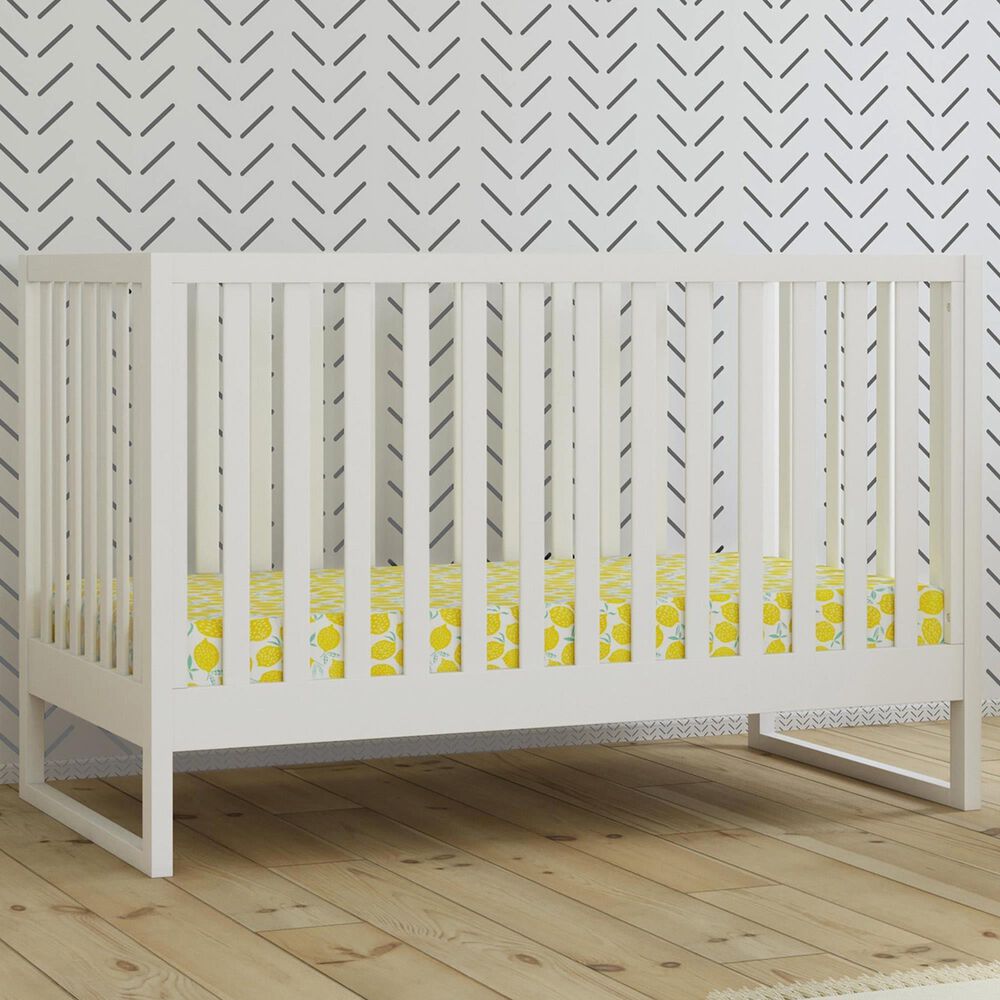 New Haus Hunter 3-In-1 Convertible Crib in White, , large
