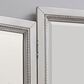 Pulaski Furniture Corp Camila Vanity and Mirror in White and Silver, , large