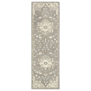 Surya Caesar 2"6" x 8" Charcoal, Taupe, Tan, Black, Light Beige and Brown Runner, , large