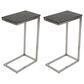Jofran Aurora C-Table in Nero Black (Set of 2), , large