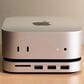 Satechi Mac Mini M4 Stand and Hub with SSD Enclosure in Silver, , large