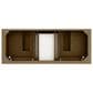 James Martin Vanities Brookfield 60" Double Bathroom Vanity in Honey Oak with 3 cm White Zeus Quartz Top and Rectangular Sinks, , large