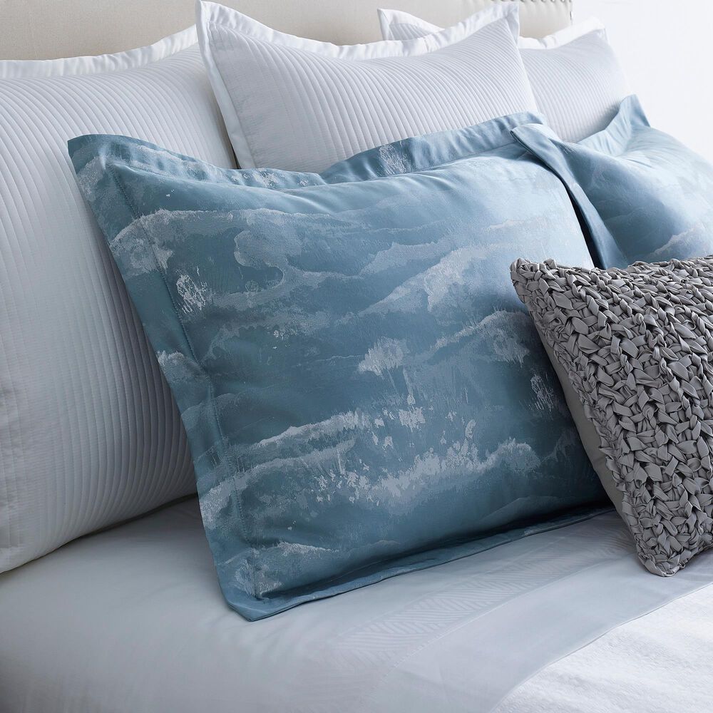 Ann Gish Tempest 3-Piece King Duvet Set in Blue and White, , large