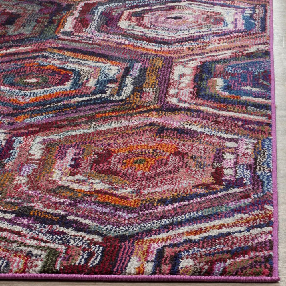 Safavieh Monaco MNC224D-4 4&#39; x 5&#39;7&quot; Pink/Multi Area Rug, , large