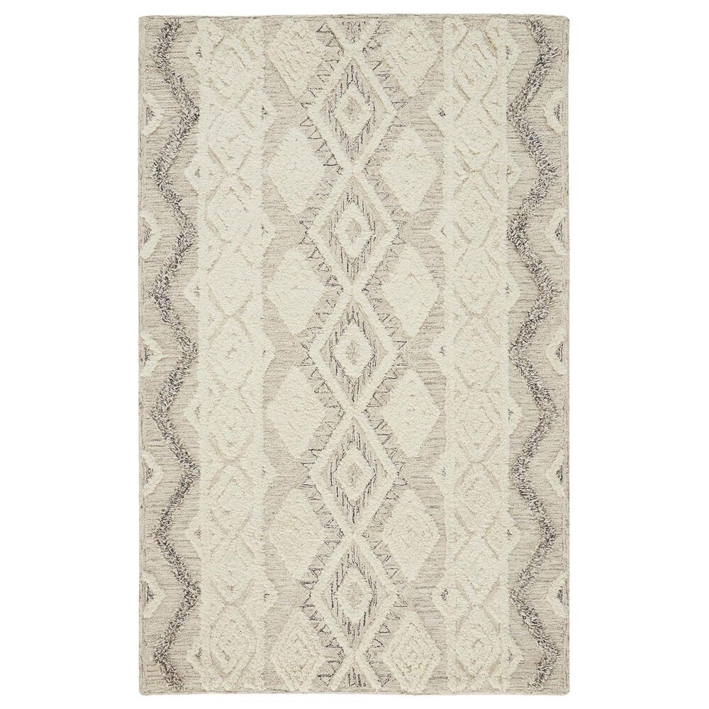 Feizy Anica 4" x 6" Gray Area Rug, , large