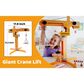 Hape Toys Playscapes Crane Lift Playset in Orange, , large