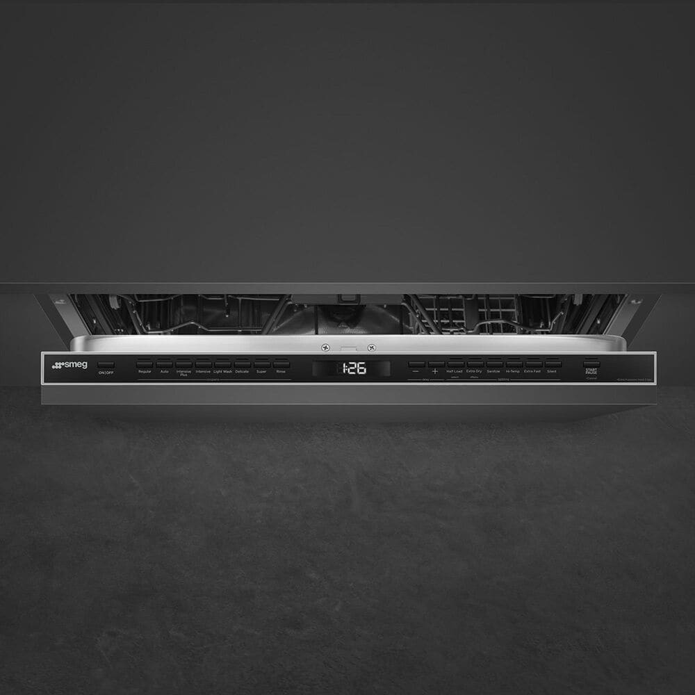 SMEG 24" Fully-Integrated Dishwasher in Black, , large