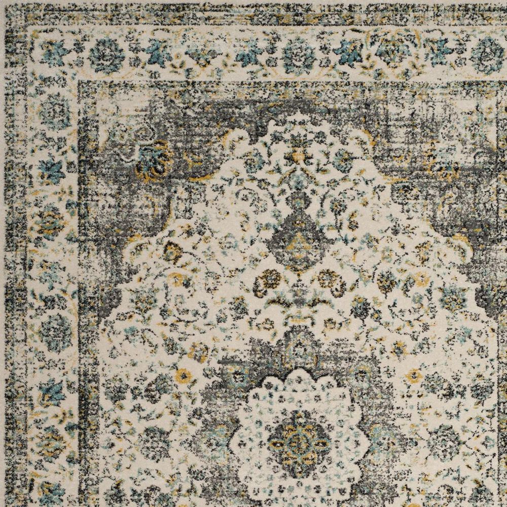Safavieh Evoke EVK220B-3 3&#39; x 5&#39; Grey/Gold Area Rug, , large