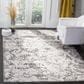 Safavieh Skyler SKY186L 8" x 10" Charcoal and Ivory Area Rug, , large