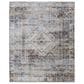 Feizy Melrose 7"10" x 10"3" Ivory and Multicolor Area Rug, , large
