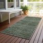 Dalyn Rug Company Soft Essentials Solid Basil 2"3" x 7"6" Indoor/Outdoor Runner, , large