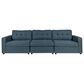 Mayberry Hill Options One 3-Piece Stationary Symmetrical Sectional in Teal, , large
