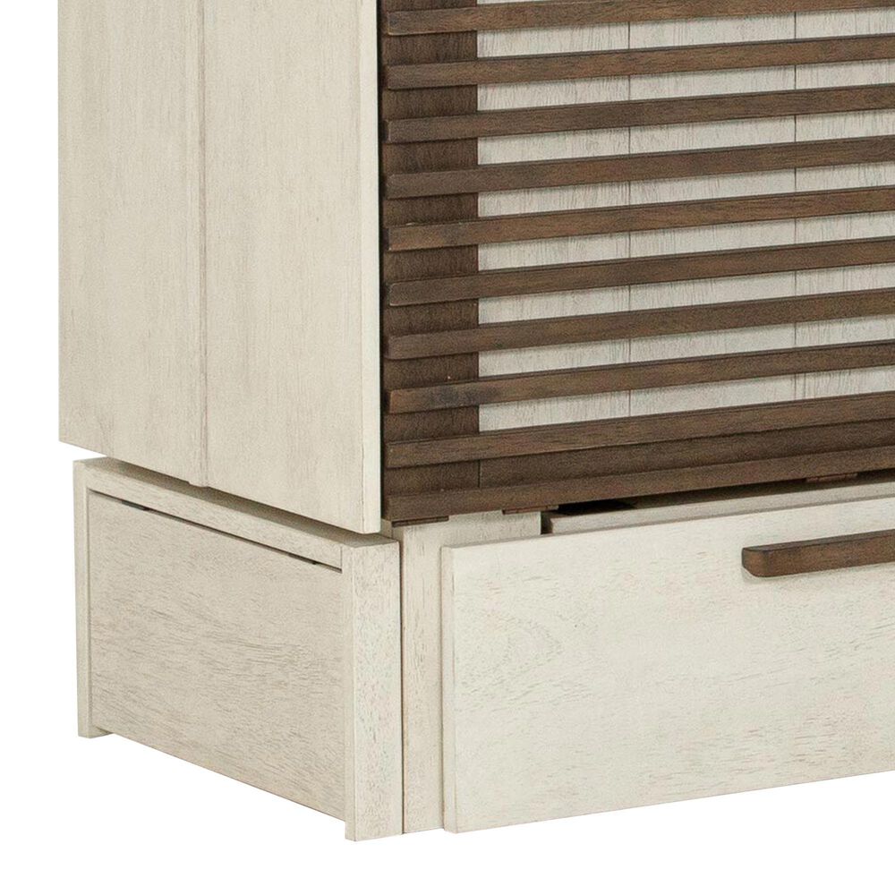 New Day Furniture Louvre Queen Murphy Cabinet Bed with Mattress in Provence and Normandy, , large