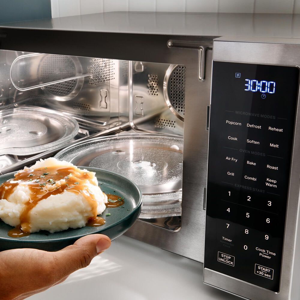 Whirlpool 1.0 Cu. Ft. Countertop Microwave with Air Fry in Stainless Steel, , large