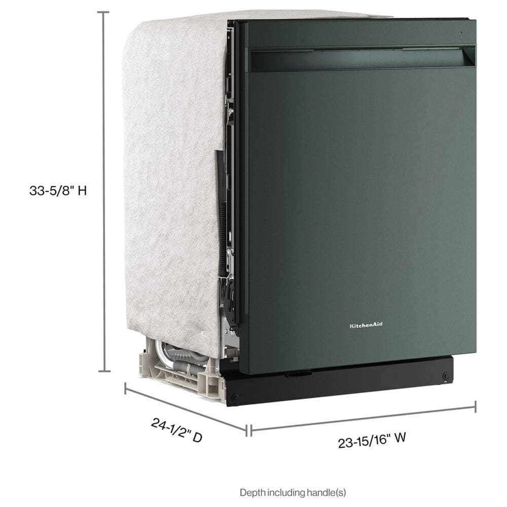 KitchenAid 24&quot; Max Jets Third Rack Dishwasher with Advanced ProDry System and Pocket Handle in Black Ore, , large
