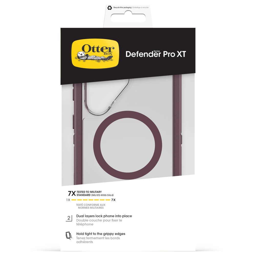 OtterBox Defender Pro XT Magnetic Case for Samsung Galaxy S26 in Clear and Purple Mystery, , large