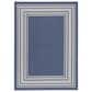 Nourison Horizon HOZ03 Navy 8" x 10" Indoor/Outdoor Area Rug, , large