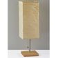 Adesso Dune Table Lamp in Natural and Brushed Steel, , large