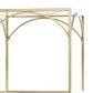 Maple and Jade 4-Shelf Storage Shelving Unit in Satin Gold and Clear, , large