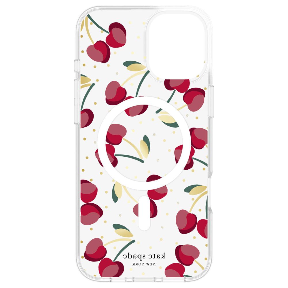 Kate Spade Protective Magsafe Case for Apple iPhone 16 Pro Max in Cherry Dot, , large
