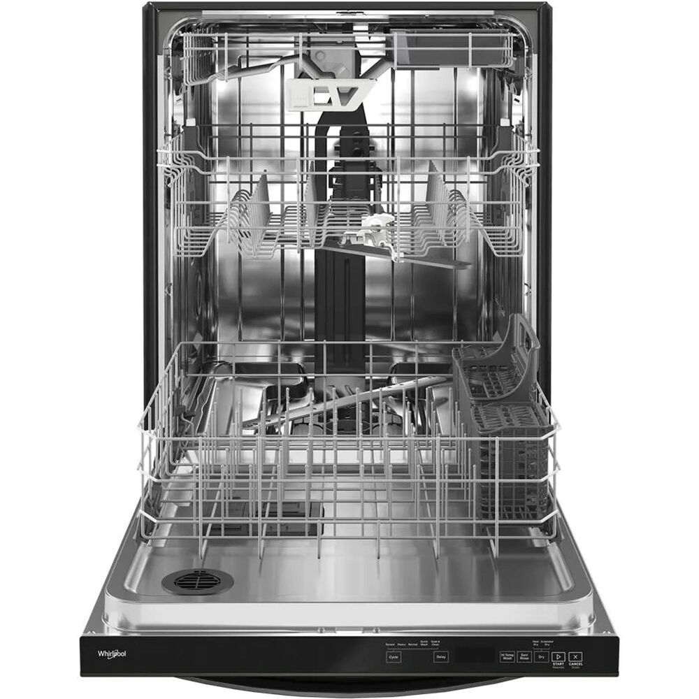 Whirlpool Large Capacity Dishwasher with 3rd Rack in Fingerprint Resistant Black Stainless Steel, , large