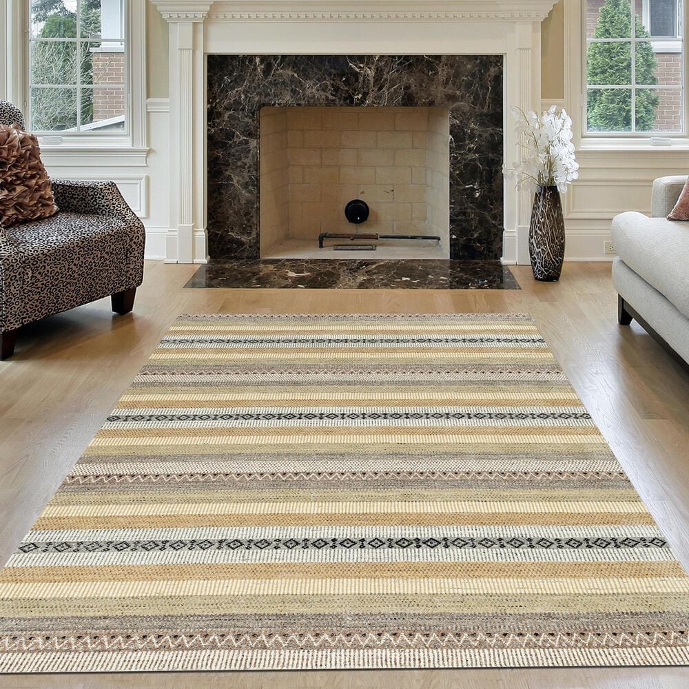 Radici USA Sondrio 9&#39; x 12&#39; Hazelnut Area Rug, , large