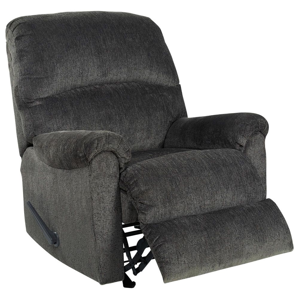 Ashley Ballinasloe Rocker Recliner in Smoke, , large