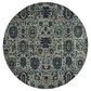 Oriental Weavers Andorra 7"10" Round Blue and Navy Area Rug, , large