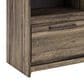 Ashley Elbrim 1-Drawer Nightstand in Brown with USB Port, , large