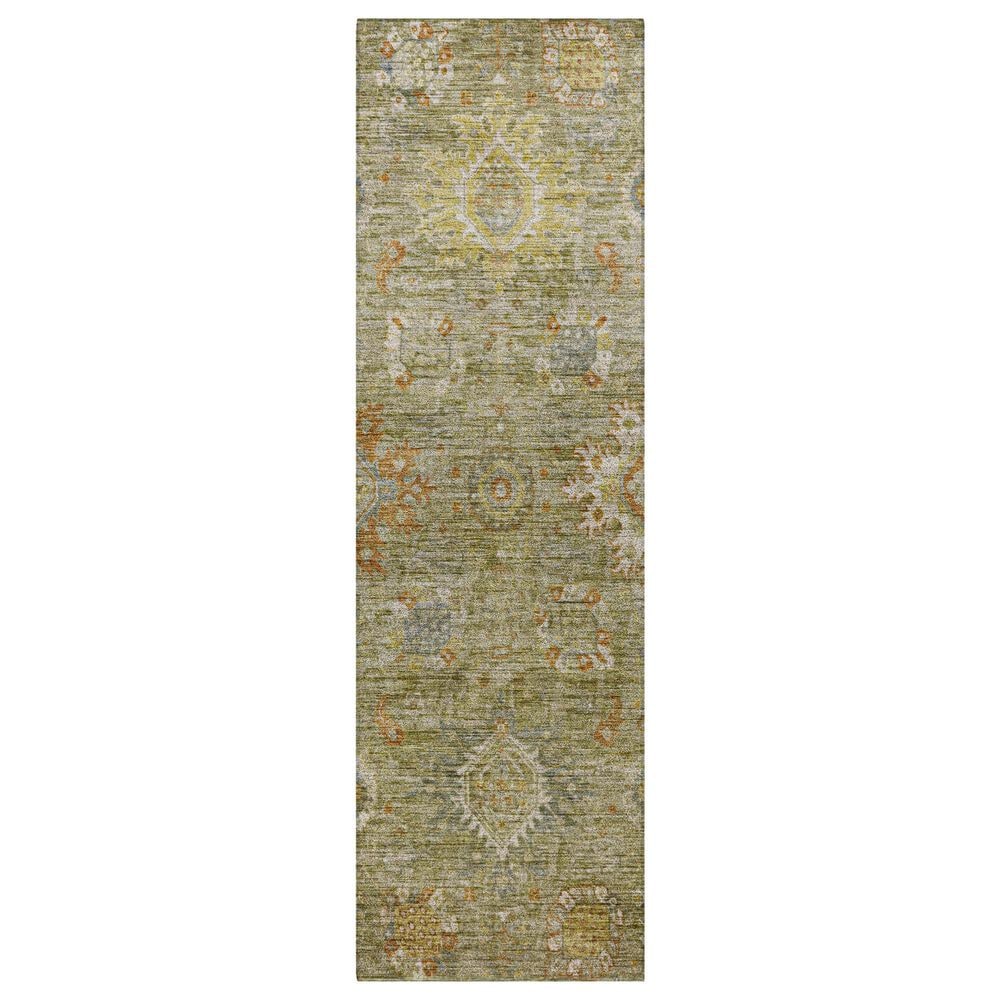 Dalyn Rug Company Silk Road Sage, Aloe, Fern, Copper and Ivory 2"3" x 7"6" Runner, , large