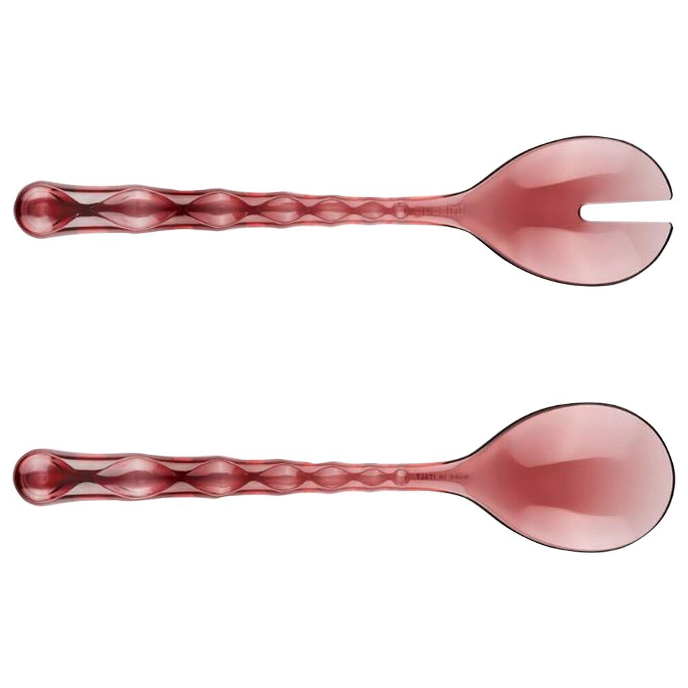 Fratelli Guzzini Vanity 2-Piece Salad Server Set in Mauve, , large