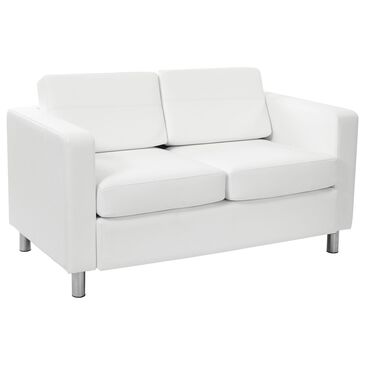 OSP Home Pacific Stationary Loveseat in Snow, , large