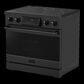 Thor Kitchen Gordon Ramsay 6 Cu. Ft. Professional Electric Range in Black, , large