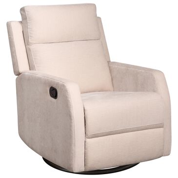 Eastern Shore Baker Swivel Manual Glider Recliner in Oatmeal, , large