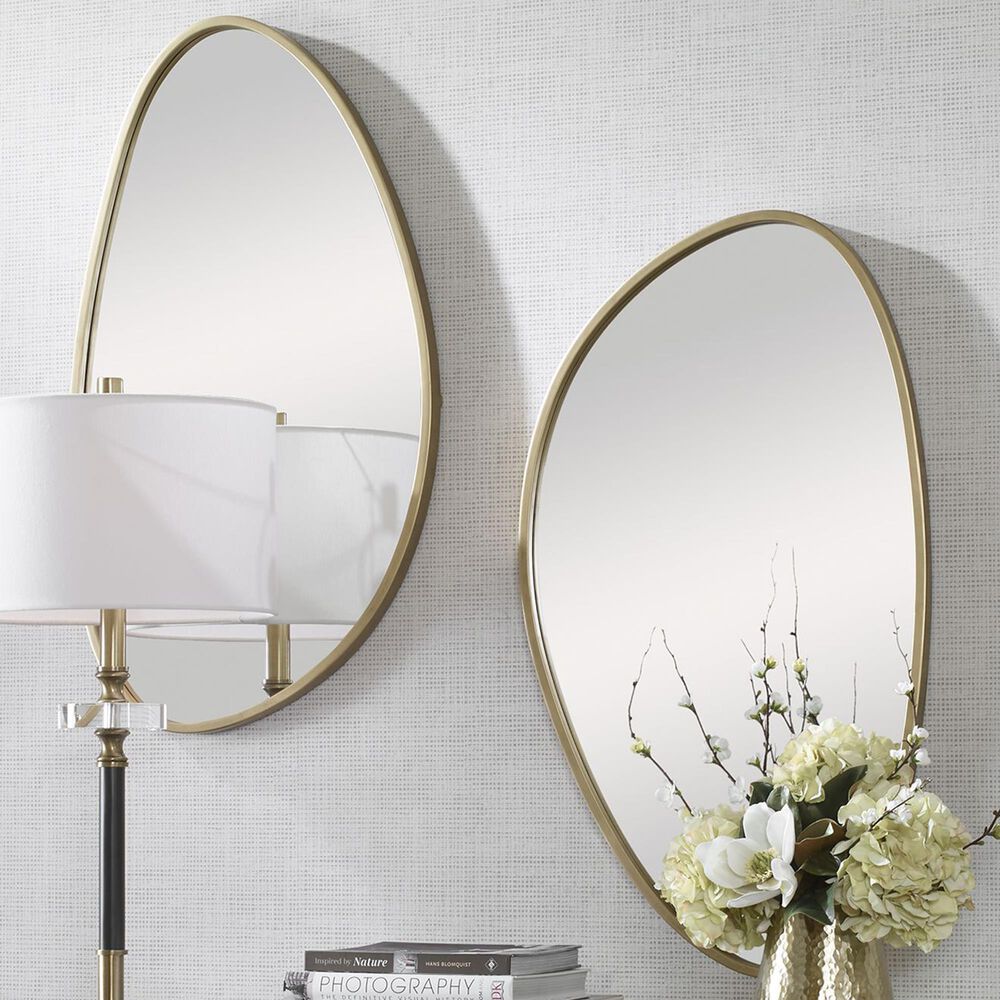 Uttermost Boomerang Mirror in Gold, , large