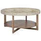 Belle Furnishings Danby Cocktail Table in Nutmeg and Alabaster, , large
