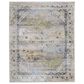 Feizy Melrose 5" x 7"6" Ivory and Green Area Rug, , large