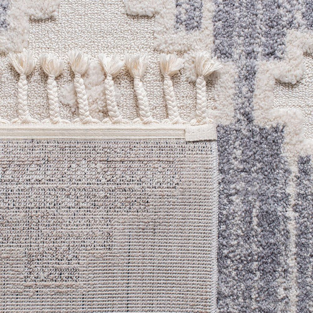 Safavieh Marrakesh MRK530 2&#39;2&quot; x 10&#39; Ivory and Grey Runner, , large