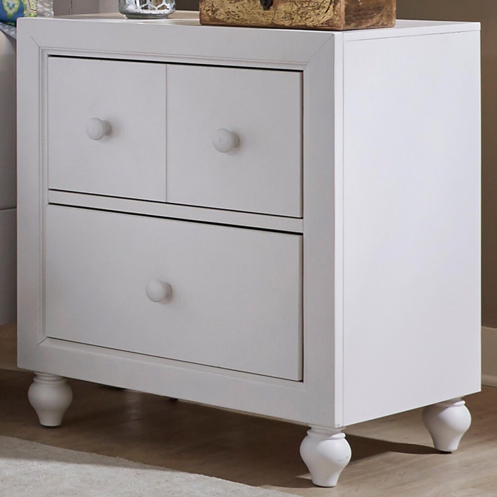 Belle Furnishings Cottage View Nightstand in White, , large