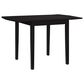 Linon Home Decor Torino Drop Leaf Dining Table in Black - Table Only, , large