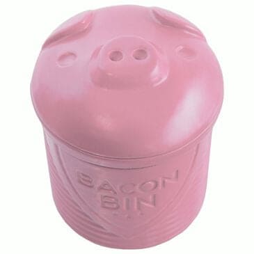 Talisman Designs Bacon Bin with Grease Holder in Rose Pink, , large