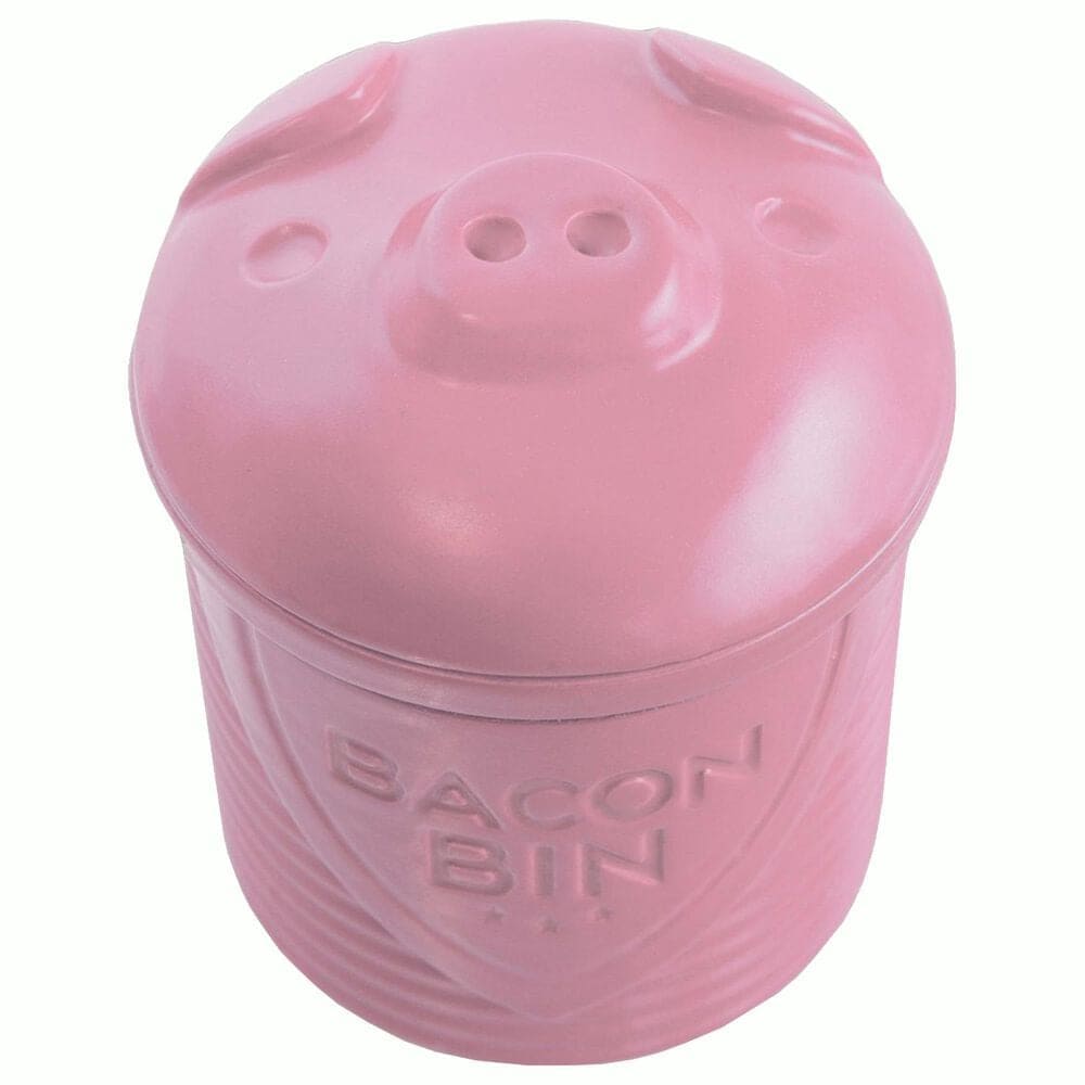 Talisman Designs Bacon Bin with Grease Holder in Rose Pink, , large