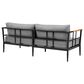 Blue River Shari 4-Piece Patio Conversation Set in Black, , large