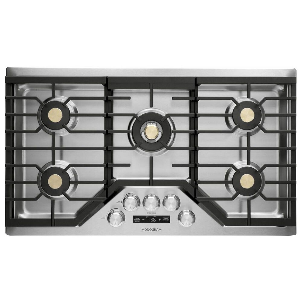 Monogram 36&quot; Gas Sealed Burner Cooktop in Stainless Steel, , large
