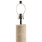37B Agate Cylinder Table Lamp in Natural Travertine, , large