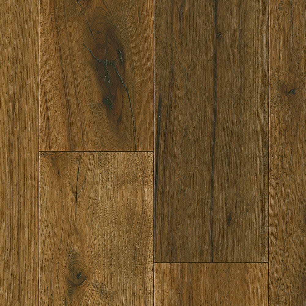 Hartco TimberBrushed Gold Deep Etched Timber Mill Hickory Engineered Hardwood, , large
