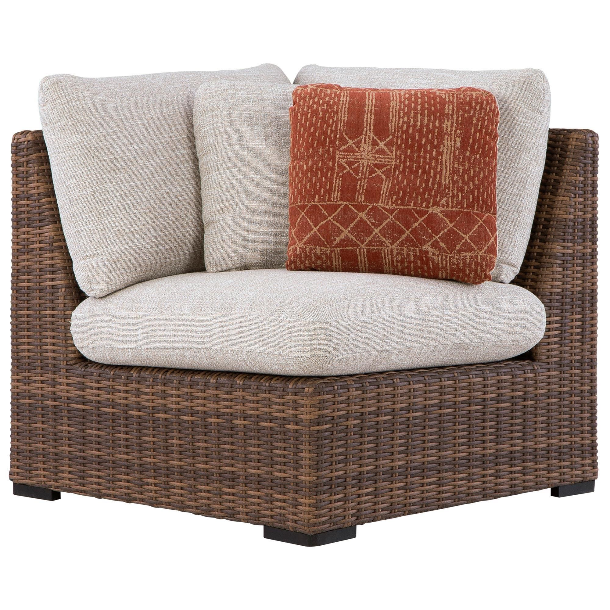Ashley Dolan Creek 4-Piece Outdoor Sectional in Beige