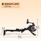 ProForm Carbon Pro10 Rower with 10" Touchscreen for Interactive, At-Home Workouts, , large