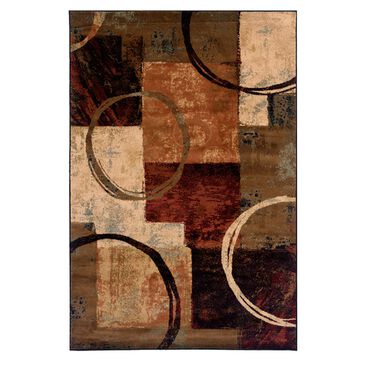 Oriental Weavers Hudson 2544B 1"10" x 3"3" Brown Scatter Rug , , large